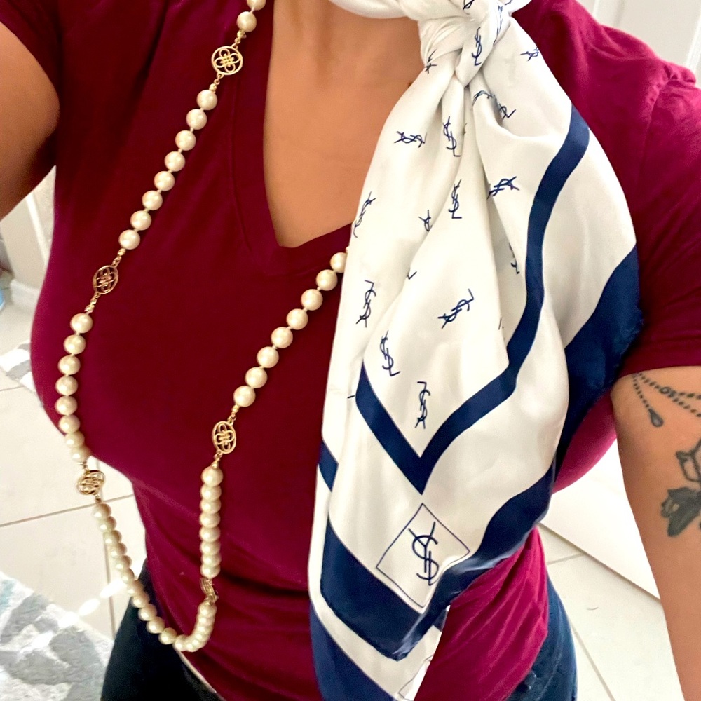 YSL scarf